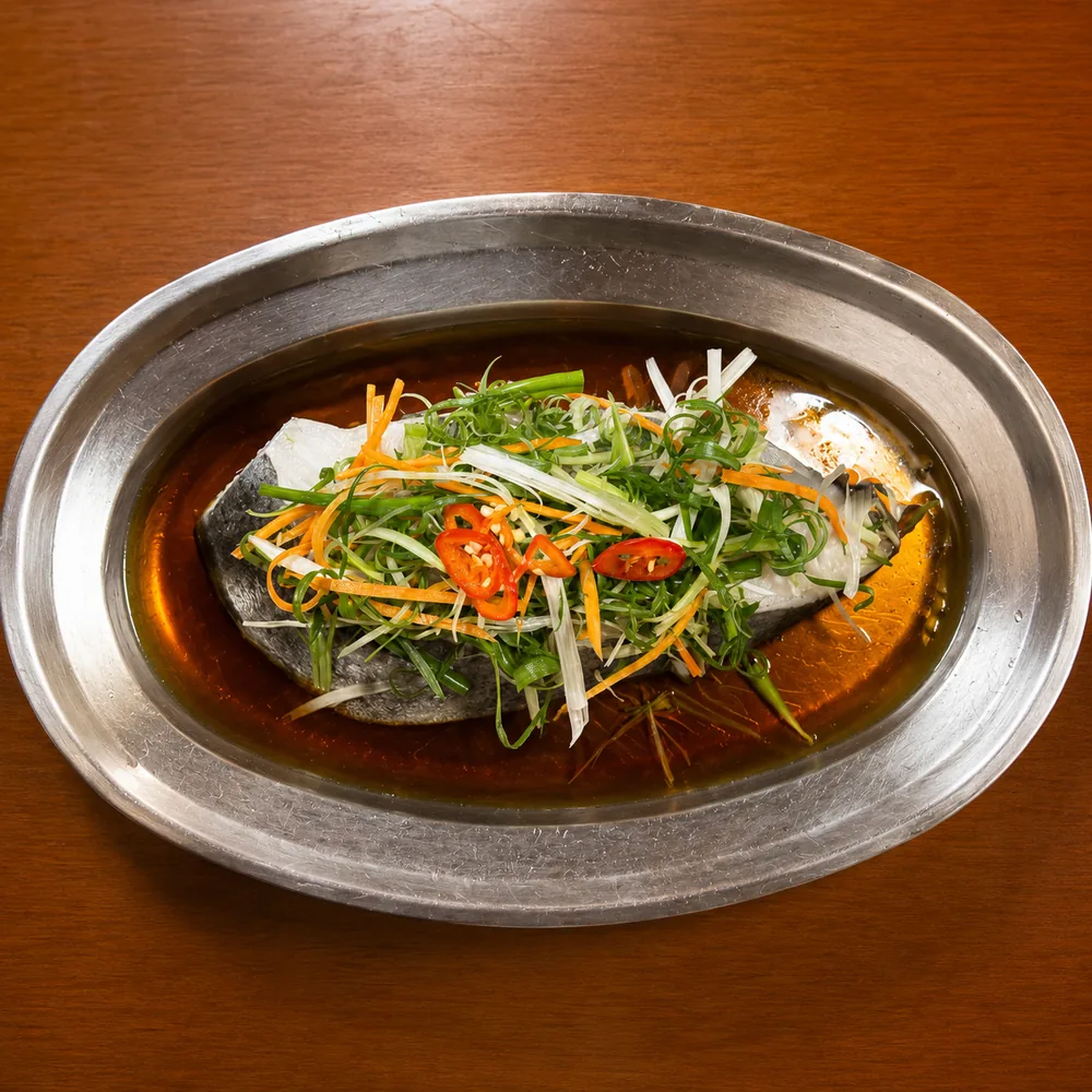 清蒸鱈魚