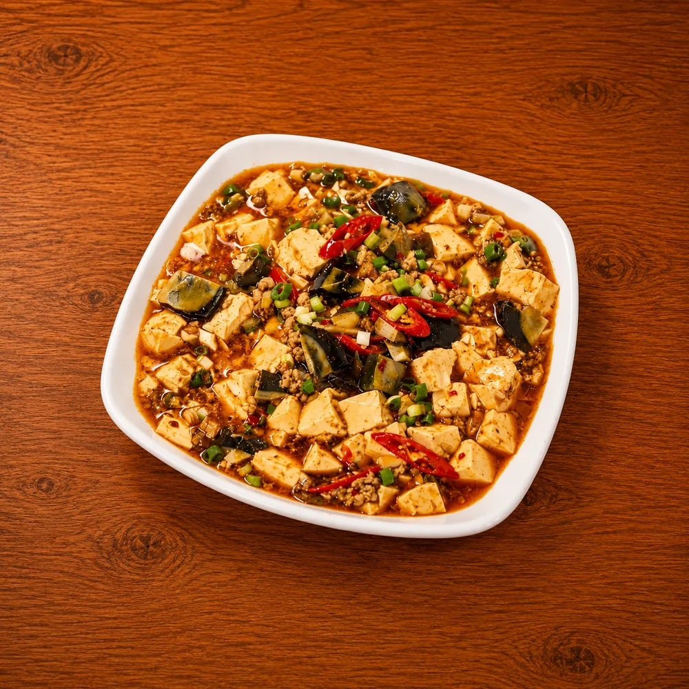 麻婆皮蛋豆腐
